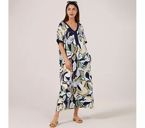 Carole hochman jersey kaftan - carole,
