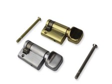 Euro Profile Cylinder Door Lock Barrel Single Half Euro Thumb Turn 45mm