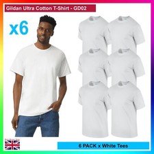 6 PACK * Gildan Ultra Cotton
