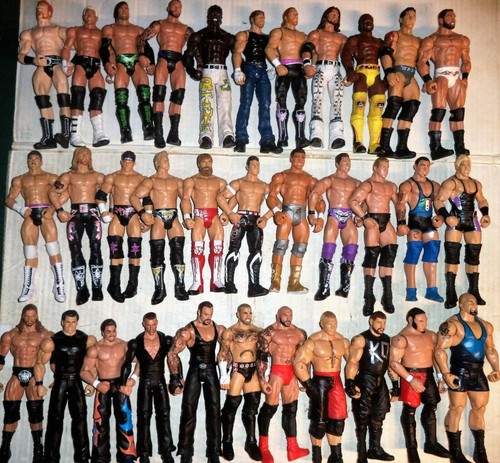 Wwe wrestling figures mattel - figures,