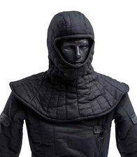 handmade Medieval Cotton Padded Collar Coif - Ideal for Reenact Wearable