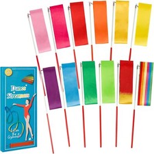 12pcs Dance Ribbons Gymnastics