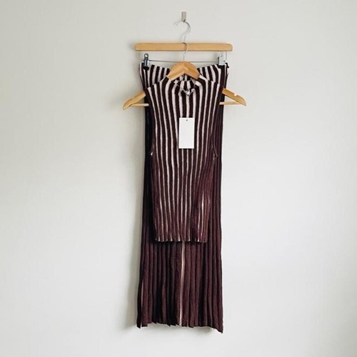 Zara brown pink striped - zara, brown/pink