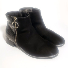 Primark Black Suede Ankle