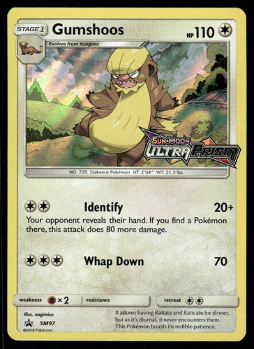 Pokemon cards gumshoos - pokemon,