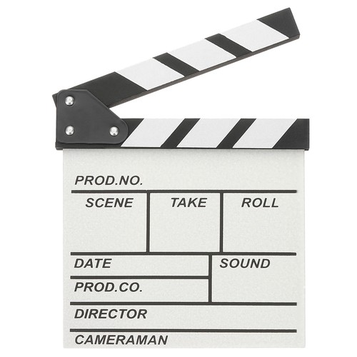 Movie film clapper - film, board