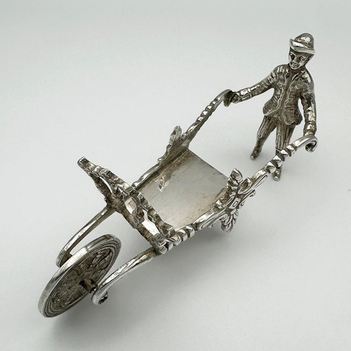 Vintage man wheelbarrow - vintage,