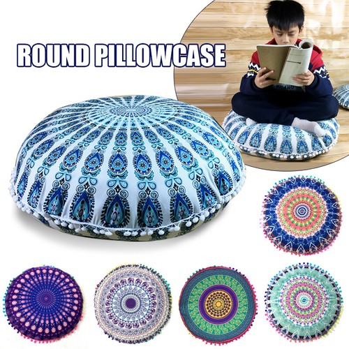 Large ottoman mandala floor - ottoman,