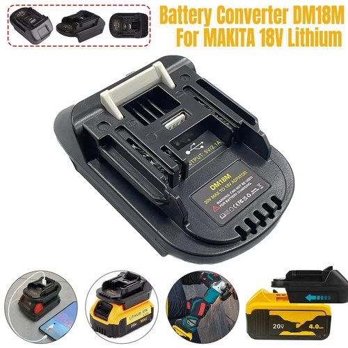 Battery adapter converter - battery, for
