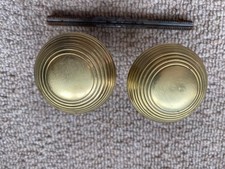 Brass Beehive  Door Knobs   Reclaimed.