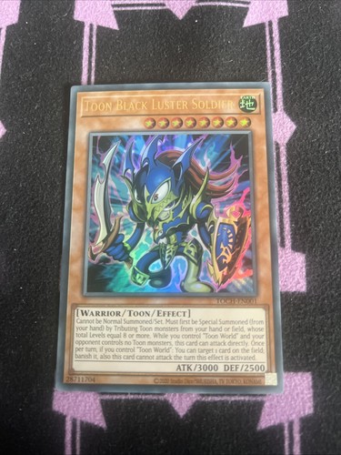 Yugioh toon black luster - black,