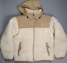 THE NORTH FACE Sherpa Puffer Jacket Coat Nuptse Mens Medium Unisex