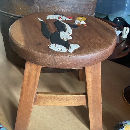 Vintage childs stool - childs,