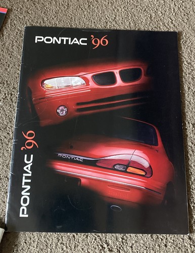 1996 pontiac brochure color - 1996, w/