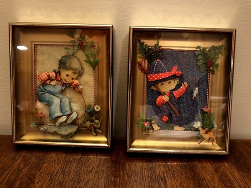 Vintage children picture - children, 3d