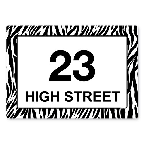 Pack personalised zebra - of,