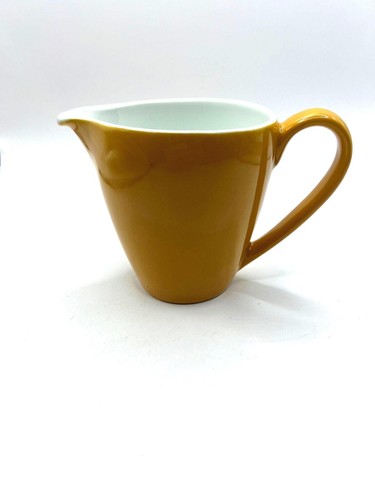 Vintage mustard yellow - , milk