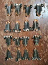 art deco copper metal stair carpet clips x 16. Skyline design