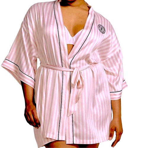 Victoria secret satin robe - satin,