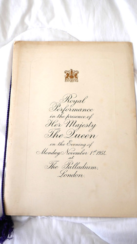 Royal performance programme - royal,
