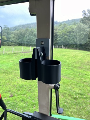 Double black cupholder for - double,