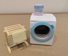 Sylvanian Families Washing Machine and airer with soap