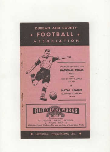 Durban and county football - durban,