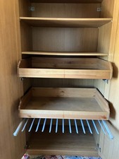 Double wardrobe adjustable