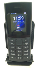 Nokia 105 4G Mobile Phone Black Classic FM Radio Torch TA-1551