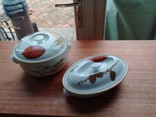 Royal Worcester Wild Harvest Porcelain Lidded Tureens  Decorative Serving Dishes