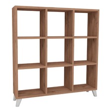 Cube square bookcase with - 9,