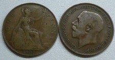 1922 Pennies Original George V