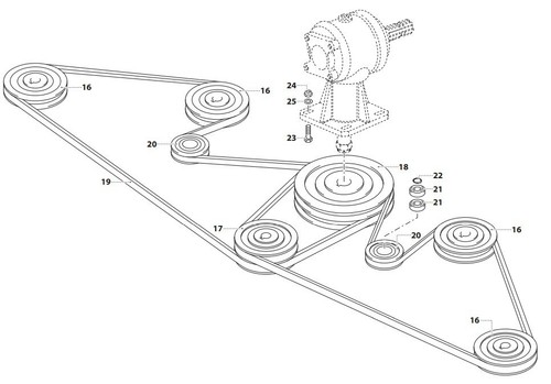 Muratori mrp1 235 - topper, mower