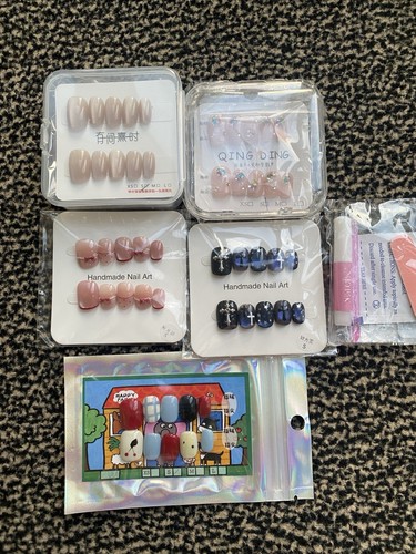 Sets handmade press nails - on,