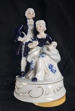 porcelain Music Box Figurine