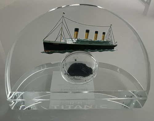 Authentic titanic coal desk - coal,
