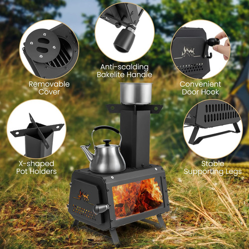 Portable wood burning - portable, stove