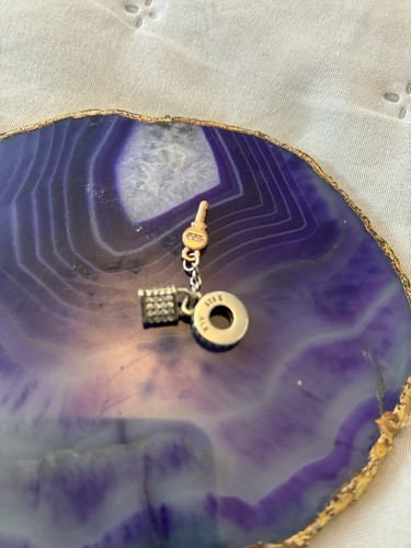 Pandora charm padlock and key - charm,