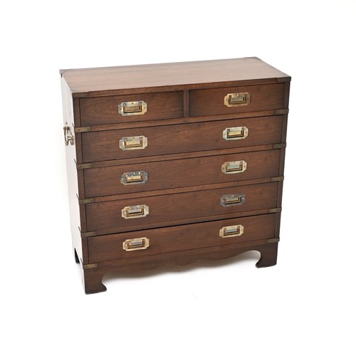Antique mahogany military - antique,