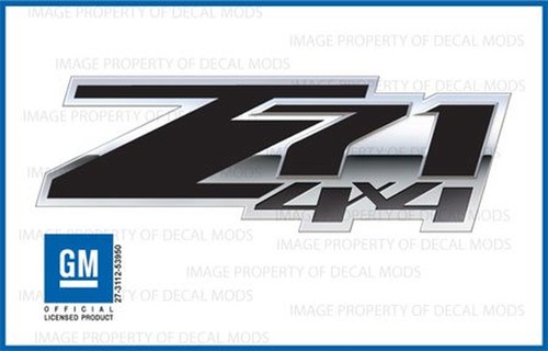 Z71 4x4 special decals - 4x4,
