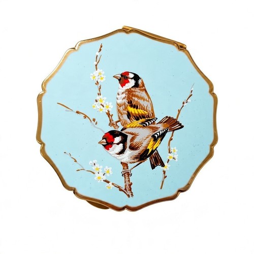 Vintage powder compact with - vintage,