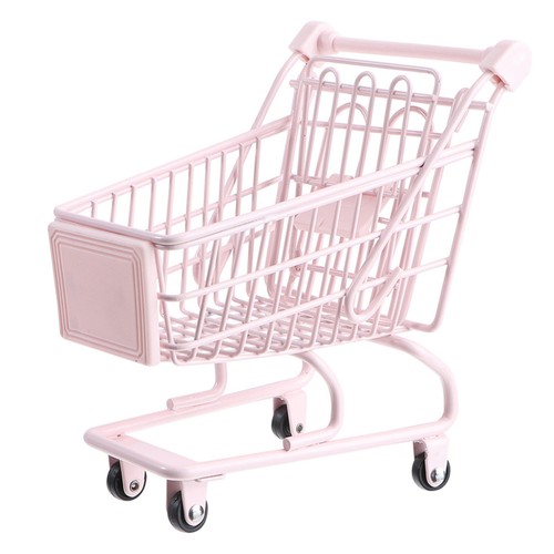 Miniature small shopping - miniature, cart