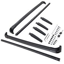 Roof Rack Rails Set Black Cross Bar Kit For Range Rover Sport L320 2005-2013