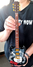 ACDC Angus Young Influence Mini Guitar 45cm 18" with  Stand/hanger REF10