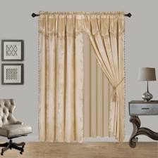 Set Extra Wide Semi Sheer Faux