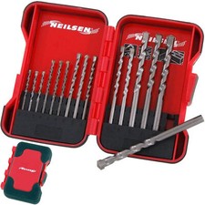 Neilsen 15pc Masonry Drill Bits With Sandblast 3mm - 10mm Brick Concrete
