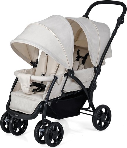 Twin tandem baby stroller - tandem,