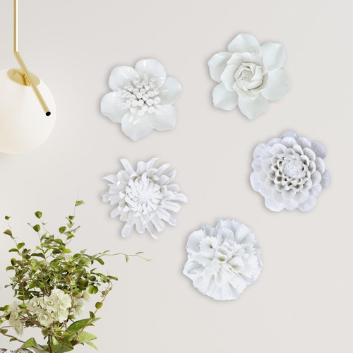 Ceramic flower wall - ceramic,