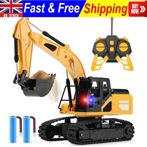 Kids remote control excavator - remote,