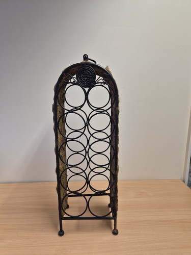 Vintage wine rack metal - wine,